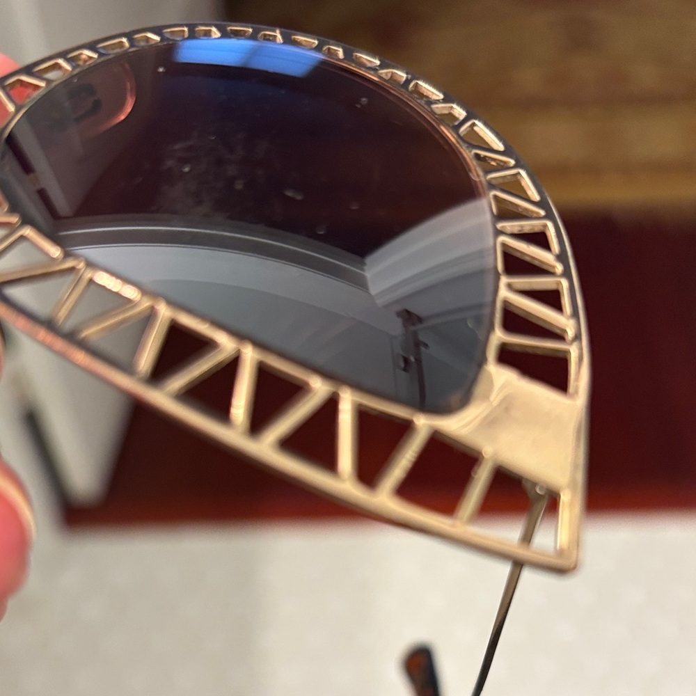 Quay Gold Cat Eye Sunglasses - Picture 4 of 5